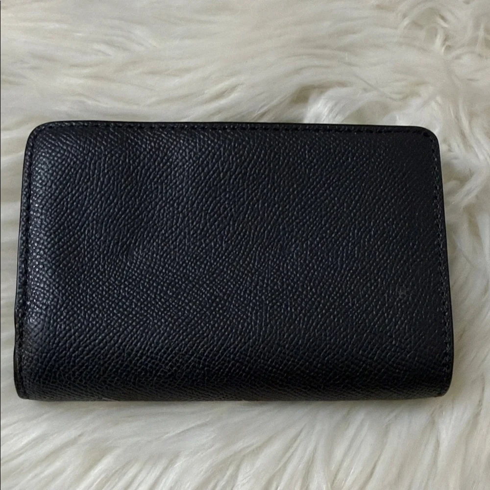 Coach Midnight Blue Leather Card Holder